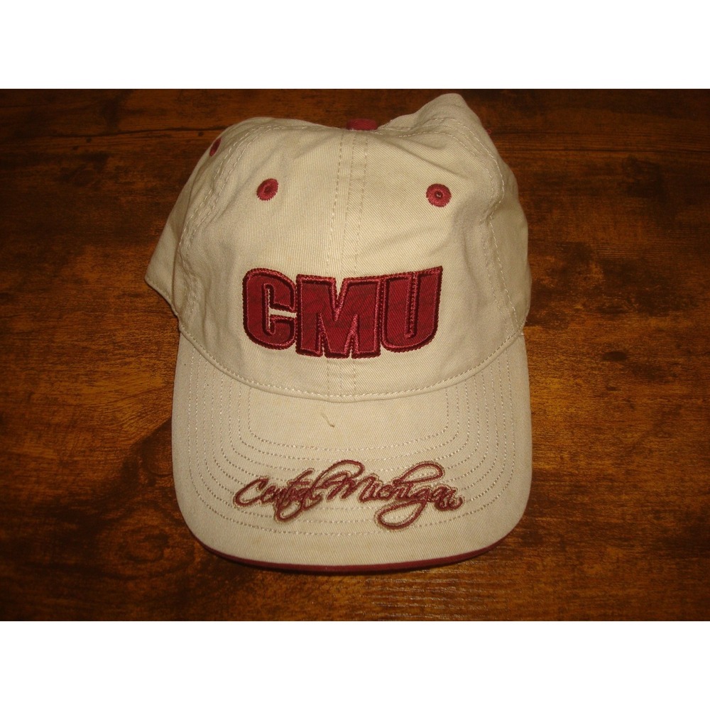 CENTRAL MICHIGAN  BEACH GOLF Y2K OOS HAT CAP VINTAGE DEADSTOCK H4